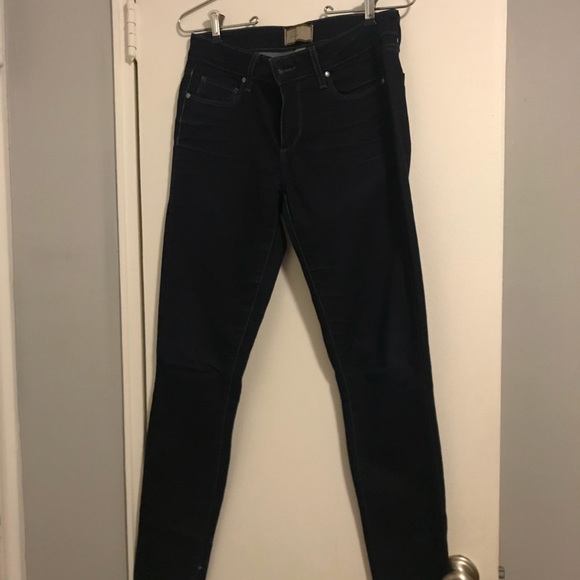 Dark Wash Paige Skinny Jeans - Picture 2 of 7